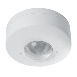 Датчик движения и освещенности 1200W 6m  120°(гориз.) 360°(верт.) белый SEN3 41578 - фото 81757
