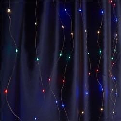 Гирлянда USB 240 LED 2*2м, мульти, IP20 , сетевой шнур 2м в комплекте, CL590 41637 - фото 85840