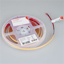 Лента COB-X480-10mm 24V Warm2700 (10 W/m, IP20, 5m, FreeCut) (Arlight, Свободная резка) 044197 - фото 92047