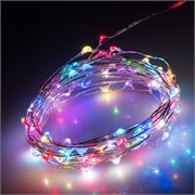 Светодиодная гирлянда ARD-CLASSIC-DEW-5000-CLEAR-100LED-STD RGB (12V, 3.2W) (Ardecoled, IP65) 034762