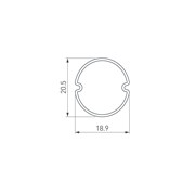 Экран ARH-ROUND-D20-DUAL-2000 OPAL BLACK (Arlight, Пластик) 039256