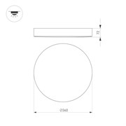 Светильник SP-FLOWER-R360-18W Day4000 (WH, 110 deg, 230V) (Arlight, IP54 Пластик, 3 года) 049795