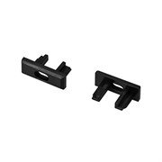 Заглушка для MIC-M черная с отверстием (Arlight, Пластик) 044539