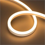 Лента герметичная MOONLIGHT-SIDE-A140-12x24mm 24V Warm2200 (9.6 W/m, IP68, 5m, wire x2) (Arlight, Вывод прямой, 3 года) 042799