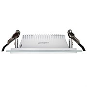 Светодиодная панель LT-R160WH 12W Warm White 120deg (Arlight, IP40 Металл, 3 года) 016571