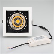 Светильник CL-KARDAN-S152x152-25W Day4000 (WH-BK, 30 deg) (Arlight, IP20 Металл, 3 года) 026497
