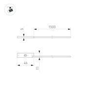 Коннектор питания MAG-MICROCOSM-CON-POWER (BK) (Arlight, IP20 Пластик) 043052