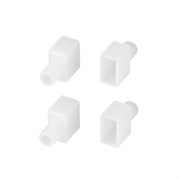 Заглушка WPH-FLEX-0612-SIDE WHITE с отверстием (Arlight, Силикон) 040834