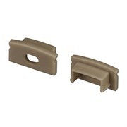 Заглушка LINE-1708 OLIVE GREY с отверстием (Arlight, Пластик) 038632