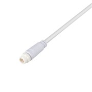 Коннектор питания MOONLIGHT-SPI/DMX-CON-POWER-MALE-WH (Arlight, IP67 Пластик, 3 года) 041021-1