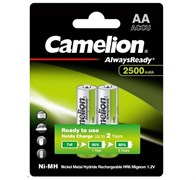 Аккумулятор Camelion AA-2500mAh Ni-Mh BL-2 (NH-AA2500BP2,1.2В) 20000000000045484
