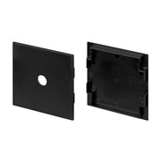 Комплект заглушек LINE-5050-DUAL BLACK  (Arlight, Пластик) 050128