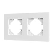 Рамка пластиковая FRM-PERIO-PL-2-WH (Arlight, -) 049750