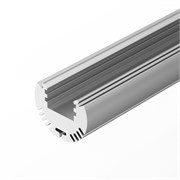 Профиль с экраном ALU-ROUND-2000 ANOD+FROST (Arlight, Алюминий) 015524-1