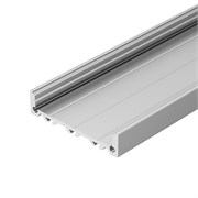 Профиль с экраном ALU-SUPER-H10-2000 ANOD+FROST (Arlight, Алюминий) 014865-1