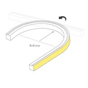 Лента герметичная MOONLIGHT-TOP-X280-20x20mm 24V Warm3000 (10 W/m, IP67, 0,5m, wire x1) (Arlight, Образец) 055602