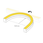 Лента герметичная MOONLIGHT-SIDE-B84-12x17mm 24V RGB (12 W/m, IP67, 0,5m, wire x1) (Arlight, Образец) 055536