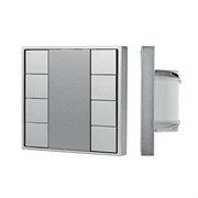 INTELLIGENT ARLIGHT Кнопочная панель DALI-201-23-8K-D2-IN Silver (BUS, Frame) (IARL, IP20 Металл, 3 года) 048224