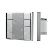 INTELLIGENT ARLIGHT Кнопочная панель DALI-201-23-1G-4SC-DIM-DT6-IN Silver (BUS, Frame) (IARL, IP20 Металл, 3 года) 048187