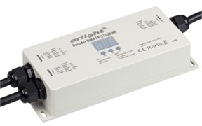 Декодер DMX SR-2112BWP (12-36V, 4x350mA) (Arlight, IP67 Пластик, 3 года) 019064-1