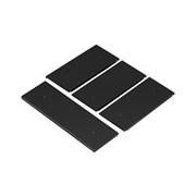 INTELLIGENT ARLIGHT Накладка панели KNX-23-4G-SUF Black (Backlight) (IARL, IP20 Металл, 2 года) 051083-1