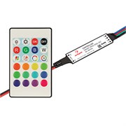 Контроллер SMART-MINI-RGB-SET (12-24V, 3x1.5A, ПДУ 24кн, IR) (Arlight, IP20 Пластик, 5 лет) 031594-1