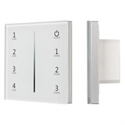 Панель Sens SMART-P29-DIM White (230V, 4 зоны, 2.4G) (Arlight, IP20 Пластик, 5 лет) 027103-1