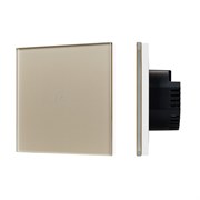 Выключатель сенсорный SWT-OMALI-S01-ZB-GD (250V, 10A, Zigbee) (Arlight, Стекло) 050037