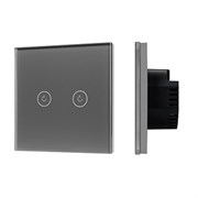 Выключатель сенсорный SWT-OMALI-S02-ZB-GR (250V, 10A, Zigbee) (Arlight, Стекло) 050039