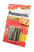 Panasonic Pro Power LR03PPG/6BP 4+2F LR03 4+2шт BL6(блистер 6шт) 13856