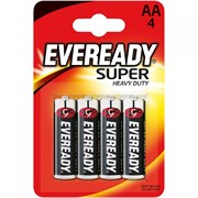 Батарейки ENERGIZER EVEREADY АА/R6 BL4 (блистер 4шт) 7638900083590-1
