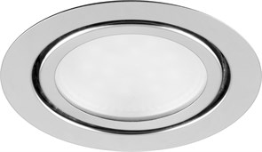 Светильник встраиваемый светодиодный 3W, 150 Lm, 4000К, хром, LN7 с драйвером в комплекте  28904