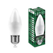 Лампа светодиодная, 11W 230V E27 4000K C37, SBC3711 55135-1