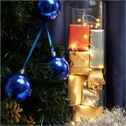 Гирлянда 20 LED 2м, желтый, батарейки 2*АА,  IP 20,  шнур 0,5м ,CL570 41634