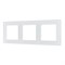 Рамка стеклянная FRM-GLARE-GS-3-WH (Arlight, -) 043799 - фото 103499