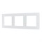 Рамка стеклянная FRM-GLARE-GS-3-WH (Arlight, -) 043799 - фото 103500