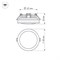 Светодиодная панель LTD-85SOL-5W Warm White (Arlight, IP44 Пластик, 3 года) 017988(1) - фото 103789