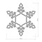 Фигура ARD-SNOWFLAKE-M2-940x940-576LED Blue (230V, 32W) (Ardecoled, IP65) 025305 - фото 104247