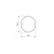 Экран ARH-ROUND-D20-DUAL-2000 OPAL BLACK (Arlight, Пластик) 039256 - фото 104288