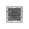 Механизм выключателя двухклавишный проходной SWT-MKP2-PL-WH (250V, 16A) (Arlight, -) 043727 - фото 104948