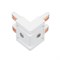 Коннектор угловой MAG-VIBE-CON-L90-INT-POWER (WH, внутренний) (Arlight, IP20 Металл, 5 лет) 044507 - фото 105298
