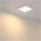Светильник DL-93x93M-5W Warm White (Arlight, IP40 Металл, 3 года) 020123 - фото 107204