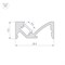 Профиль SL-BEVEL-W21-2000 ANOD BLACK (Arlight, Алюминий) 043688 - фото 107480