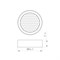 Фильтр сетчатый с посадочным кольцом LGD-HONEYCOMB-RING-R85 (WH) (Arlight, Металл) 046765 - фото 110092