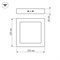 Светильник SP-S225x225-18W White (Arlight, IP20 Металл, 3 года) 018863 - фото 112065