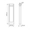 Светильник LGD-PATH-FRAME-ROTARY-H650-6W Warm3000 (BK, 111 deg, 230V) (Arlight, IP65 Металл, 3 года) 020345(1) - фото 114847
