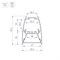 Профиль LINE-5075-U-HONEYCOMB-2000 BLACK (Arlight, Алюминий) 044885 - фото 115688
