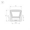 Силиконовый профиль WPH-FLEX-1616-TOP-S11-5m WHITE (Arlight, Силикон) 040270 - фото 116808