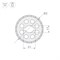 Силиконовый профиль WPH-FLEX-ROPE-D22-360deg-S8-5m WHITE (Arlight, Силикон) 048598 - фото 119120