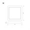Светильник CL-FIOKK-S220x220-18W Day4000-MIX (WH, 120 deg, 230V) (Arlight, IP44 Пластик, 3 года) 034471 - фото 125632